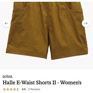 Prana womens Halle-E waist shorts size14